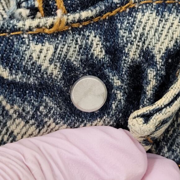 Vintage 80s Lee Riders Acid-Wash Jeans 30x30 Made in USA 209-6848 - Picture 8 of 16